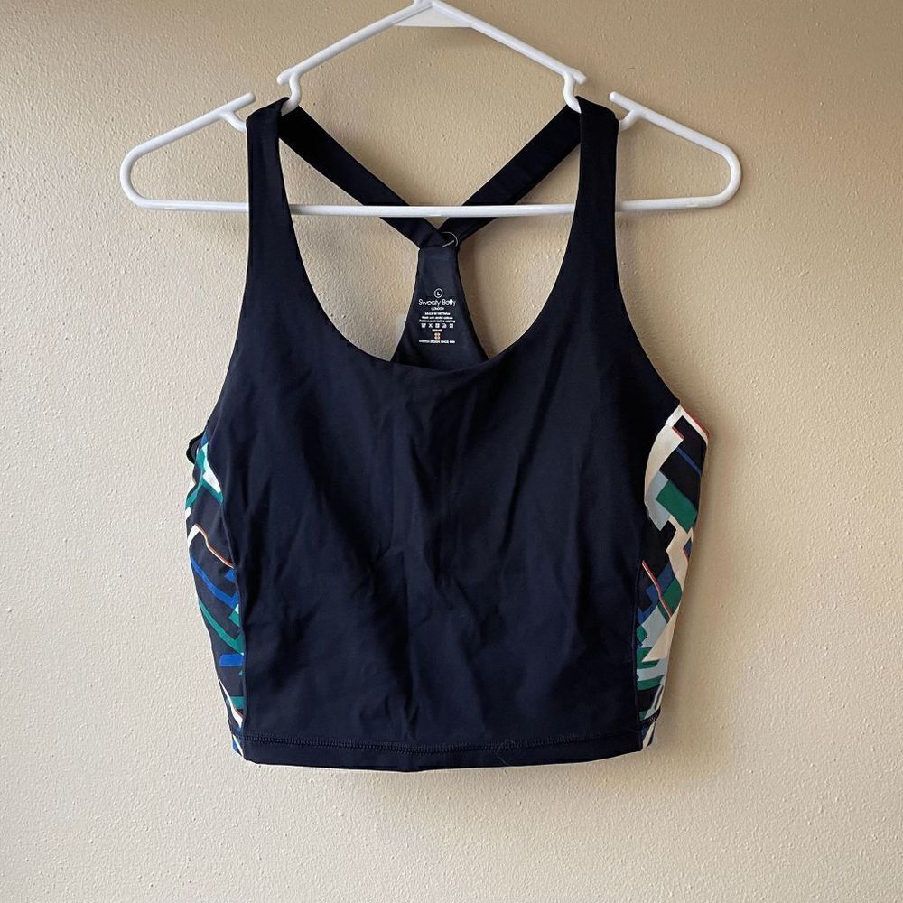 Sweaty Betty Power Crop Workout Vest Size Large